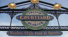 French Quarter at mardi Gras in Universal Studios Orlando